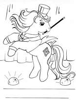 coloriage mon petit poney magicien